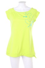 Reebok T-Shirt Sport Fitness Workout Cut-out M neongrün