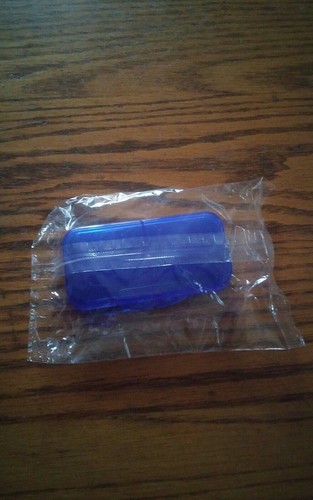 000 Neu Walmart Apotheke Tasche Pillenhalter Box Kunststoff Blau Reise - Bild 2 von 2