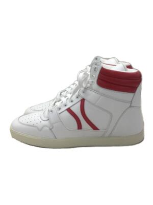 CELINE BREAK ロゴレザーハイカットスニーカー MU1119 ホワイト