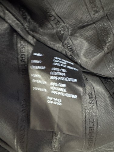 Karl Lagerfeld Damen Echtleder Jacke schwarz Größe S 500,00 € - Bild 6 von 7