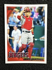 JEFF MATHIS #504 2010 Topps Baseball QTY Los Angeles Angels