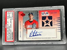 2005 UD USA Dellin Betances Open Day 143/360 Blue PSA 10 *Pop 1* Auto Patch RC