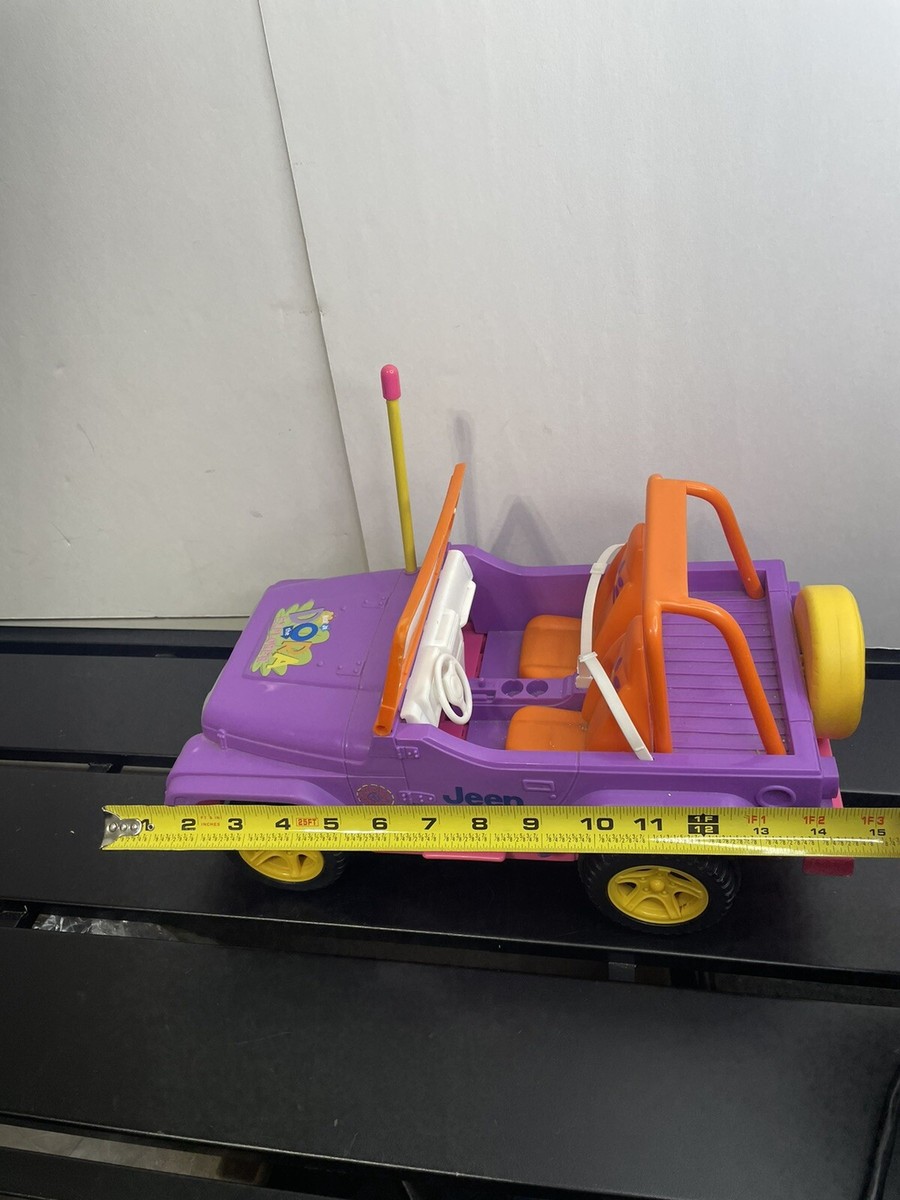 Dora The Explorer RC Jeep 2006 By Mattel (Barbie Doll Size) No