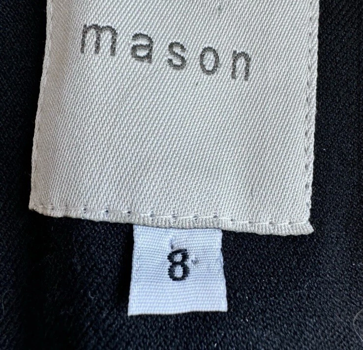 Chaleco Blazer Mason by Michelle Mason Preppy Carrera Hecho en Oficina EE. UU. Negro Talla 8 Foto 2 de 4