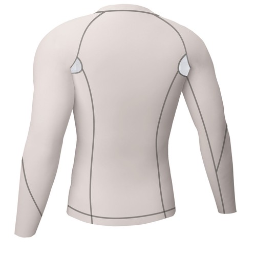 NEW MENS COMPRESSION BASE LAYER FULL SLEEVE TOP WHITE BEST QUALITY SPORT PANT - Picture 2 of 2