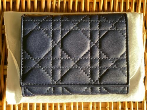 Dior x Kaws Zipped Card and Coin Holder Purse Pink Logo Nylon