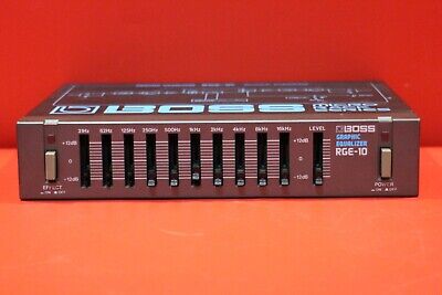 USED BOSS RGE-10 RGE 10 Graphic Equalizer Micro Rack Series Roland U1583  221026 | eBay