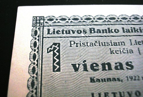 LITHUANIA - ONE 1 CENT - VIENAS CENTAS - 1922 - LIETUVOS BANKAS - UNCIRCULATED - Picture 17 of 22