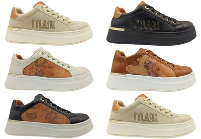 Women's Alviero Martini 1Classe low casual platform sneakers for walking