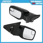 Mirrors 7Pin Puddle Spotter Left&Right Fit Ford Explorer 2016-2019 Heated Outer
