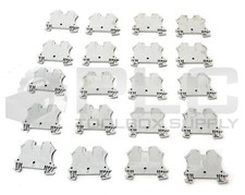 LOT OF 20 ALLEN BRADLEY 1492-J3 TERMINAL BLOCK 800V 2.5mm  GRAY 1492J3