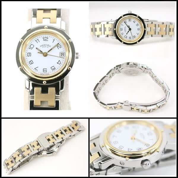 Hermes Clipper Cl4.220 Ladies White Dial Quartz 6911 | eBay