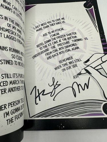 Dying Inside SIGNED Pete Wentz Fall Out Boy Hannah Klein Lisa Sterle IN HAND - Picture 2 of 3