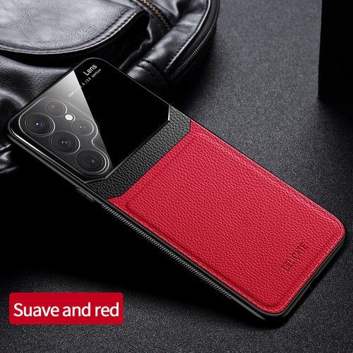 Per Samsung Galaxy S23+ custodia paraurti morbida ibrida ultra lusso in pelle poliuretano - Foto 4 di 18