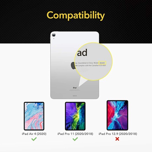 Thin Matte 3pcs Screen Protectors for New iPad Air 4th 10.9" 2020, Full Glue - Picture 6 of 9