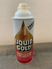 Scott's Liquid Gold Wood Cleaner 1 Pint 16oz Pourable Top Non Aerosol~ 1/3 full