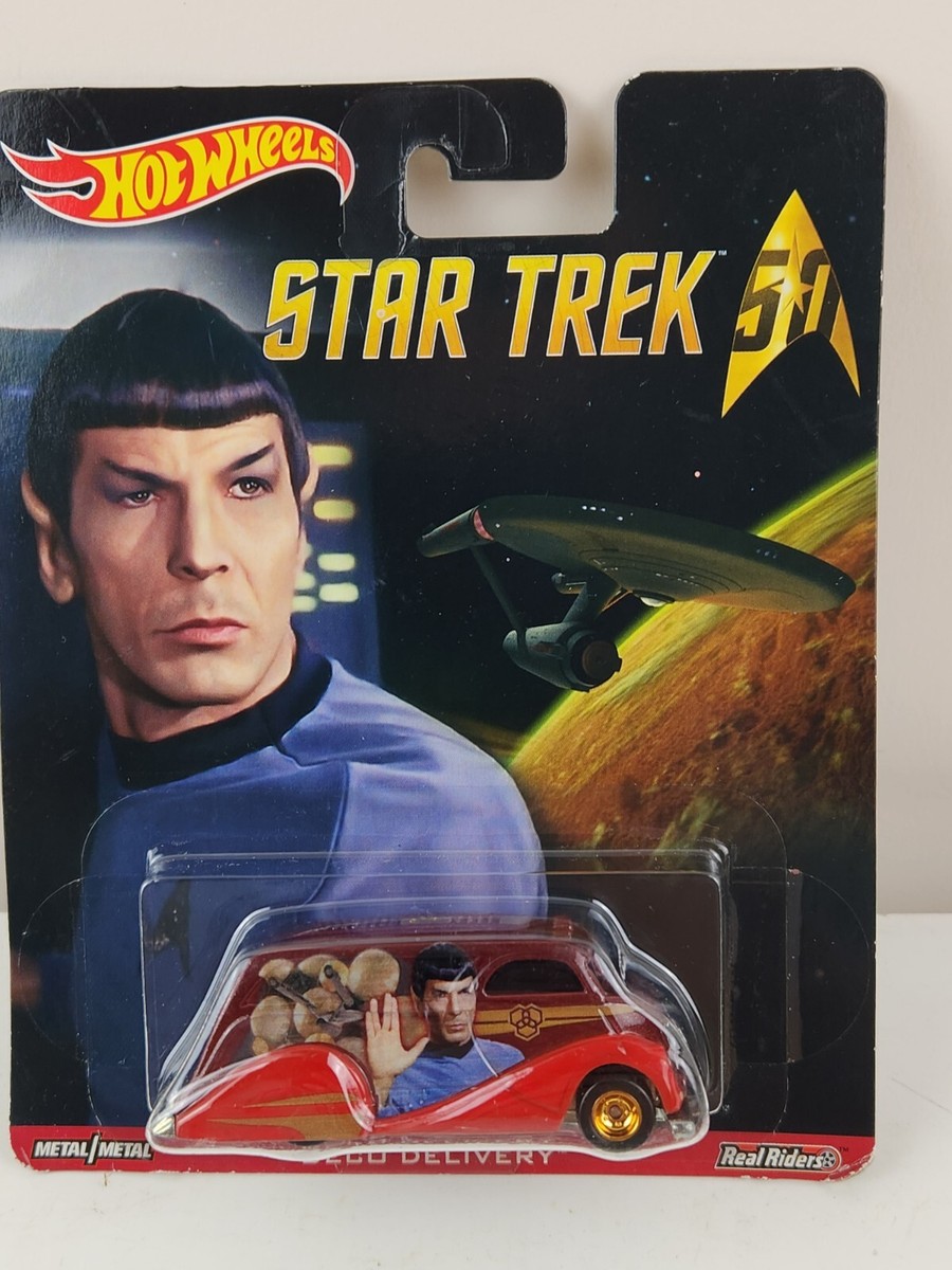 HOT WHEELS　ミニカー　スター・トレック　スポック　リアルライダーズ Hot Wheels Star Trek Mr. Spock Deco Delivery Real riders New
