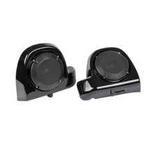 6.5" Speakers Pods Box Grills Fit For Harley Touring 14-24 Lower Fairing Vented