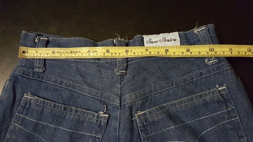 Vintage 70s 80s Scene Stealers Teen 8T Demin Jean Skirt Pockets Belt Loops - Picture 5 of 8