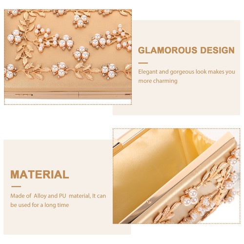 Elegant Evening Bags Clutch Purses for Women Formal Dinner Party - Picture 11 of 12