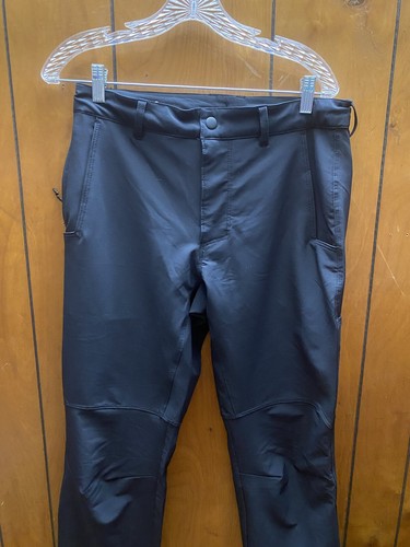 Columbia Straight Pants Men 30 x 32 Black Lightweight Stretch - Picture 2 of 10