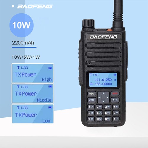 BaoFeng BF-H6 Dual Band VHF 136-174MHz & UHF 400-520MHz 10W Walkie Talkie