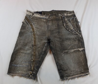 OG Archive Rick Owens Aircuts Shorts Thrashed Faded Size 33