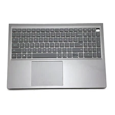 New For Dell Inspiron 15 Pro 5510 5515 Palmrest Touchpad Backlit Keyboard 06P0TG
