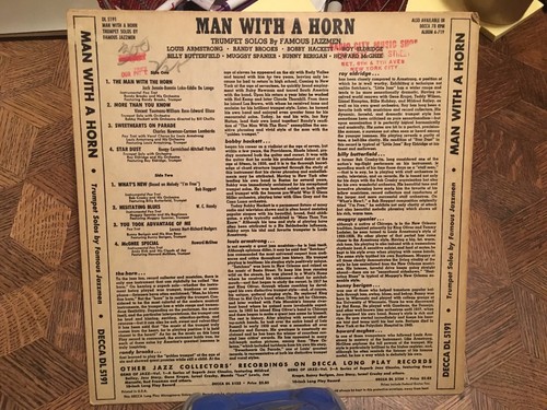 HOWARD McGHEE, Eldridge - The Man with the Horn ~ DECCA 10" 5191 {dg orig} RARE - Picture 3 of 7