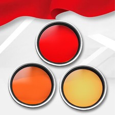 For Rolleiflex/Rolleicord Bay I Bay II Bay III Orange Yellow Red dimmer Filter