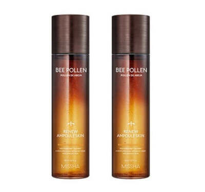 2 x MISSHA Bee Pollen Renew Ampoule Skin 150ml from Korea