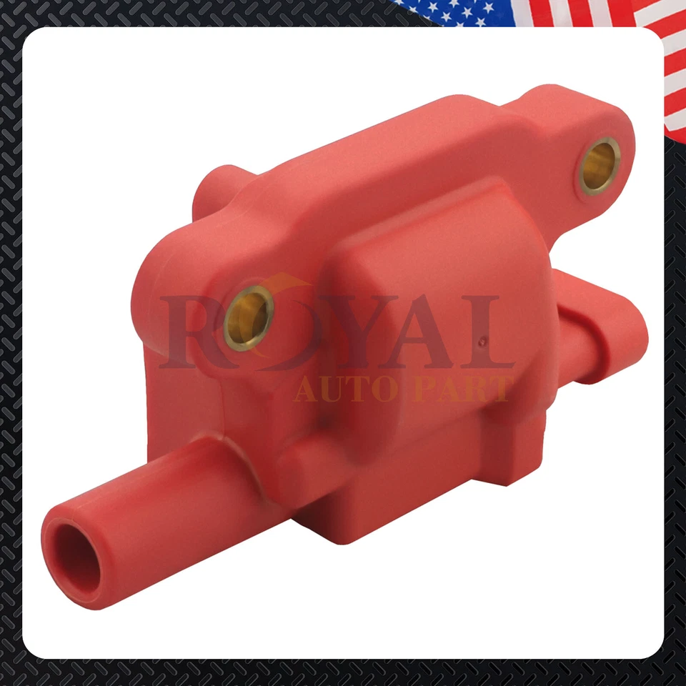 8x UF413 RED Ignition Coils & SP479 Spark Plugs & Wires Set for GMC 5.3/6.0/6.2L — 第 3/4 张图片