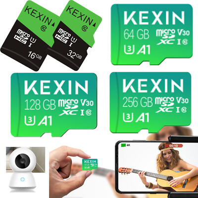 1-10PAck 16GB 32GB 64GB 128GB 256GB Ultra Micro SD Class 10 TF Memory Card LOT