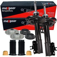 2X Maxgear StossdäMpfer + Service-Kit + Domlager Vorne FüR Opel Vetra C