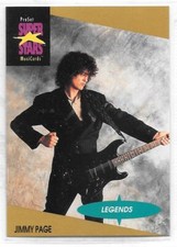 1991 Pro Set Super Stars #17 JIMMY PAGE - Legends MusiCards - NM/Mint