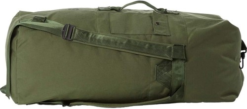 Military Duffle Bag USGI OD Green Nylon Carry Straps Army Duffel