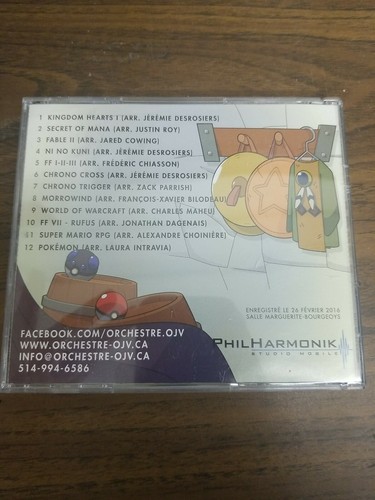 OJV concert RPG L'orchestre De Jeux Vidéo CD - Picture 2 of 4