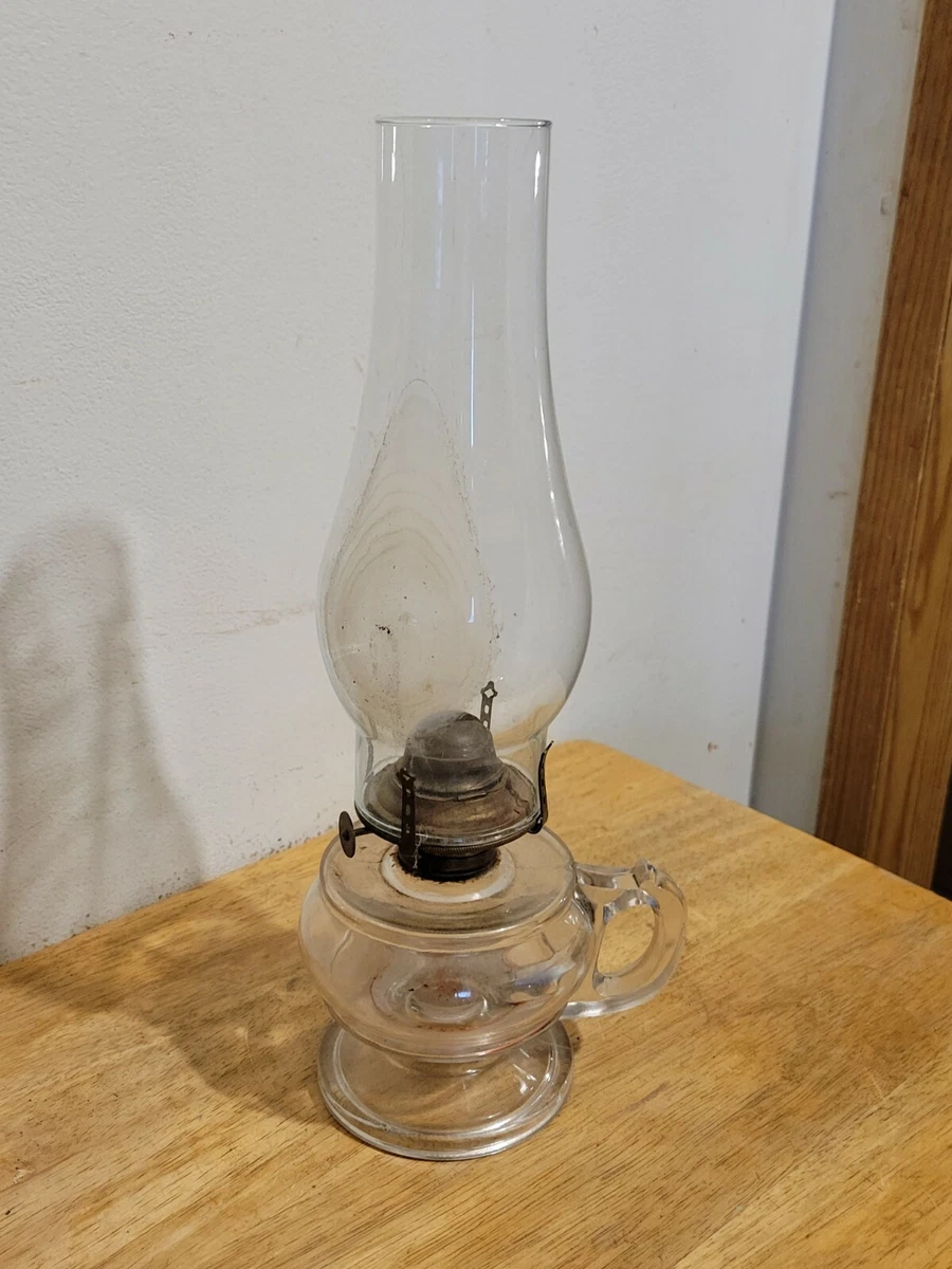 Vintage Kerosene Finger Oil Lamp P A MFG. CO. Made USA Lighting