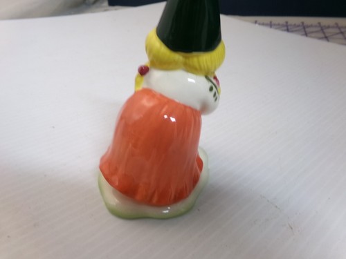 FIGURA GNOMO UNIEBOEK GORHAM 1980 VINTAGE, JAPÓN, DAMA CON CESTA - Imagen 4 de 10