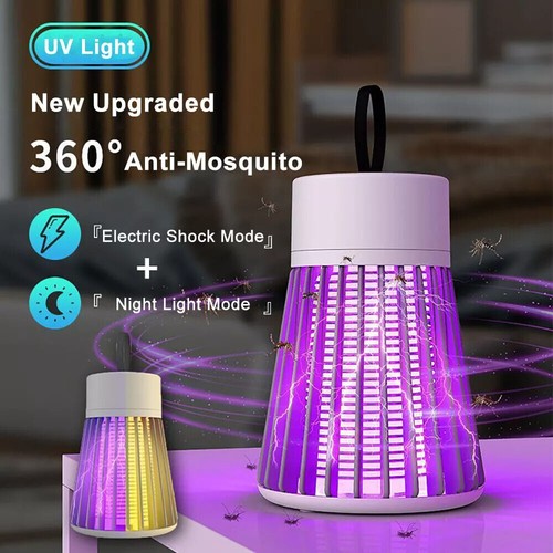 Mosquitera Moscas Plagas Bug Zapper Trampa LED Lámpara Eléctrica - Imagen 7 de 15