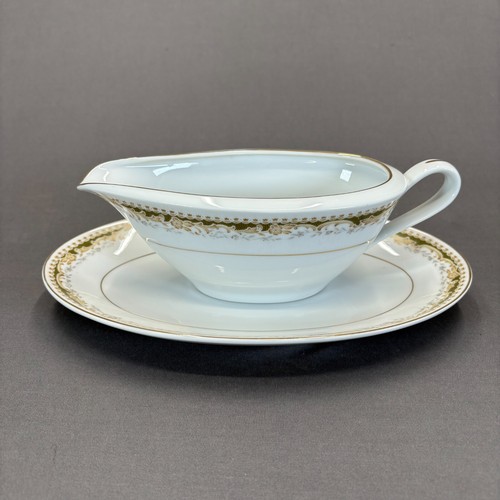 Signature Queen Anne Dinnerware Replacements Gold Trim Tan Scrolls 1950's - Picture 38 of 60