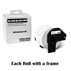 200Rolls 62mmx100mm White Paper Shipping 300 Labels DK-1202 For Brother QL-710W