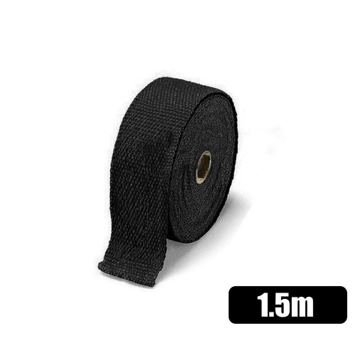 1.5m Car Exhaust Pipe Wrap Insulation Glass Fiber Tape Insulation Heat  - Bild 10 von 11