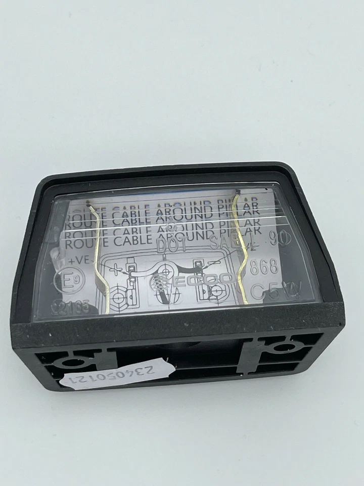 2 x Britax 868 equivalente matrícula lámpara luz autobús entrenador caballo caja remolque Foto 3 de 4