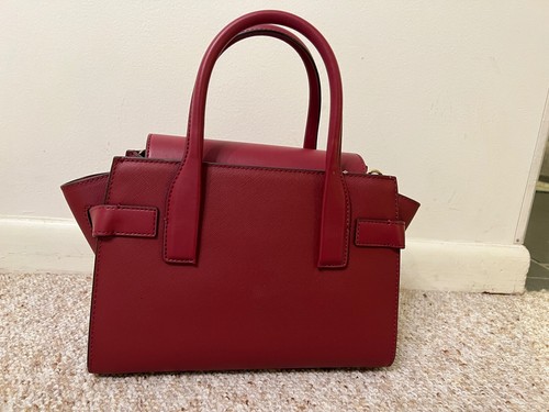 New Michael Kors Carmen Mulberry MD Flap Satchel 35S2GNMS8L MSRP $558 - Picture 5 of 11