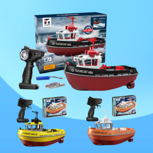 RC Boat 1/72 Powerful Dual Motor Wireless Radio Control Shipboat Electric 2.4G - Picture 1 of 15