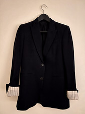 Theory Blazer in Good Wool - Navy two button stylish fit