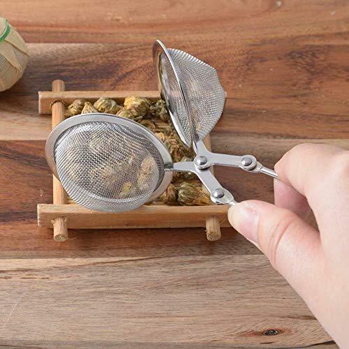 3 Pack Snap Ball Tea Strainer Tea Infuser with Handle for Loose Leaf Tea Spices - Picture 5 of 9