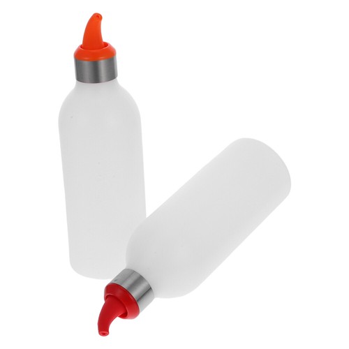 2 Stück Flüssigkeit Vorratsflasche Squeeze Kochen Dressing Öl für Honig