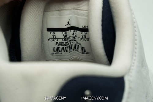 AIR JORDAN 13 XIII LOW NUOVO TAGLIA 11 CALABRONI BIANCO TURCHESE NAVY 310810 107 - Foto 8 di 9